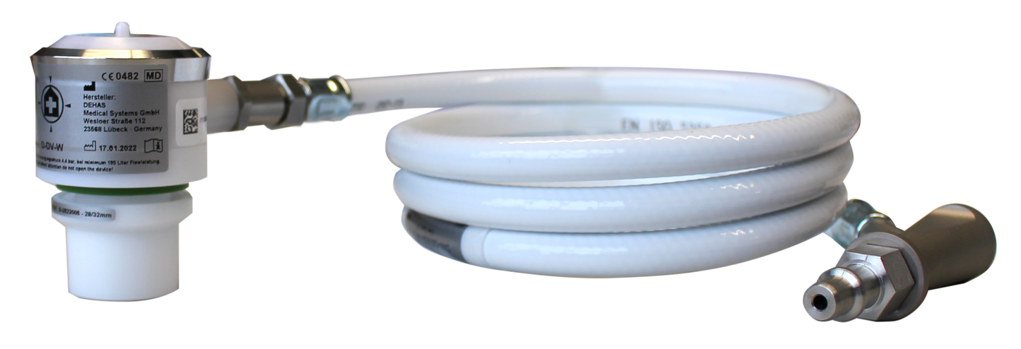 DEHAS Demandventil QualityFLOW O2 inkl. Adapter