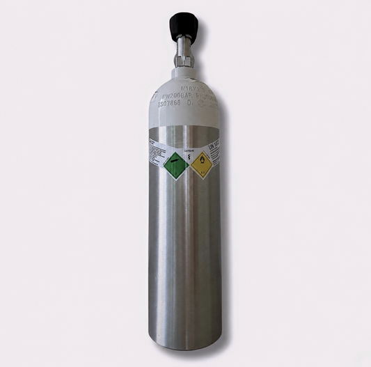 Alu-Sauerstoffflasche medizinischer Sauerstoff 2,0 Liter Volumen