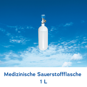 Medizinische Sauerstoffflasche 1 Liter