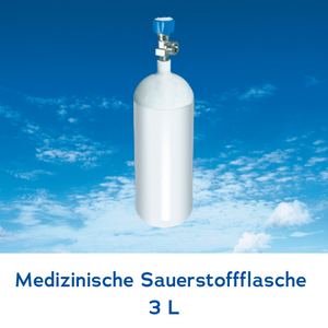 Medizinische Sauerstoffflasche 3 Liter