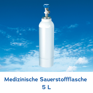 Medizinische Sauerstoffflasche 5 Liter